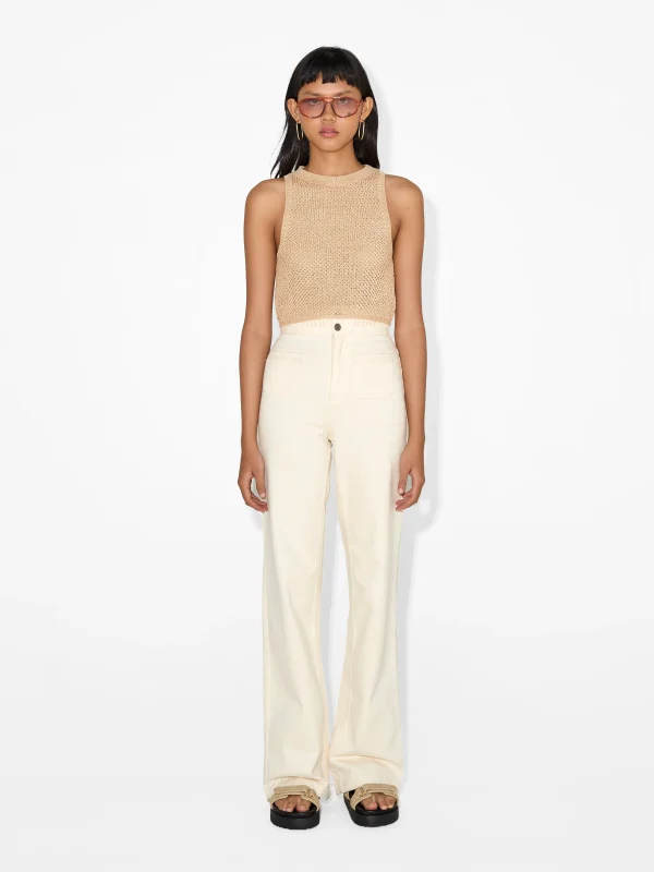 Sleeveless Knit Tank Top